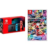 Nintendo Switch with Neon Blue and Neon Red Joy‑Con - HAC-001(-01) & Mario Kart 8 Deluxe - Nintendo Switch
