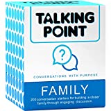200 Family Conversation Cards - Questions to Get Everyone Talking & Building Relationships - Fun Family Games for Kids and Adults - Get to Know Each Other Better for Family Game Night or Road Trip