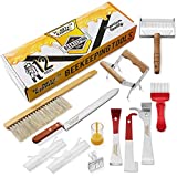Honey Keeper 12-Piece Beekeeping Tool Kit - Essential Starter Supplies for Beginner Beekeepers