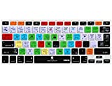 XSKN MacBook Shortcuts Design Series Adobe Hotkey MacBook Hot Keys Silicone Laptop Keyboard Skin Cover for MacBook 13' MacBook 13' 15' 17', US&European Layout (Lightroom)