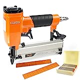 KAMSIN P630 23 Gauge Pneumatic Headless Pin Nailer Kit With 10,000PCS Pin Nails, 1/2-Inch to 1-3/16-Inch Leg Length, Air Power Micro Pinner With Safety For Furniture, Cabinets, Interior Decoration