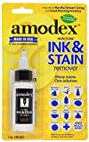 amodex Ink and Stain Remover – Cleans Marker, Ink, Crayon, Pen, Makeup from Furniture, Skin, Clothing, Fabric, Leather - 1 Ounce