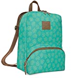 Controller Gear New Horizons Bag & Mini Backpack for Women, Girl's, Kids Accessories, Travel Bag, Carrying Case - Animal Crossing: Teal Leaves - Nintendo Switch