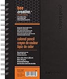 Bee Paper Company Bee Paper Bee Creative Colored Pencil Book, 5-1/2'-by-8', 5-1/2x8
