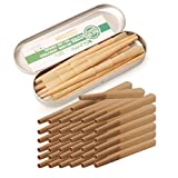 Pre-Rolled Cones 1 1/4 Size Organic Cigarette Rolling Papers with Tips (32 Pre Rolled Cones)