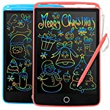 2 Pack LCD Writing Tablet for Kids, 8.5inch Doodle Writing Board Colorful Drawing Board, Kids Travel Games Activity Learning Educational Toy Gift for 3 4 5 6 7 8 Year Old Girls Boys Toddlers