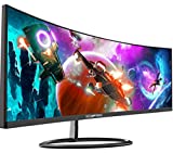 Sceptre Curved 30' 21:9 Gaming LED Monitor 2560x1080p UltraWide Ultra Slim HDMI DisplayPort Up to 85Hz MPRT 1ms FPS-RTS Build-in Speakers, Machine Blue (C305W-2560UN)
