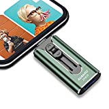 USB3.0 Flash Drives 256GB, AUAMOZ Memory Drive 256GB Photo Stick Compatible with Mobile Phone & Computers, Mobile Phone External Expandable Memory Storage Drive, Take More Photos & Videos (Dark Green)