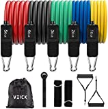 VEICK Resistance Bands for Working Out,Exercise Bands,Workout Bands,Resistance Bands Set with Handles for Men Women ,Weights for Strength Training Equipment at Home