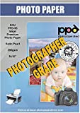 PPD 50 Sheets Inkjet Super Premium Satin Semi Gloss Photo Paper 8x10 68lbs 255gsm 10.5mil Microporous Professional Photographer Grade Instant Dry Fade and Water Resistant (PPD-95-50)