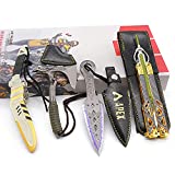 Apex Legends Heirloom Top 4 Mains Wraith Kunai Octane Bloodhound Raven's Bite Bangalore Cold Steel Action Figure Toys Collection Desk Decoration Office Letter Opener Backpack Pendant Gift