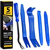 Tresalto Auto Trim Removal Tool Set (No Scratch Plastic Pry Tool Kit) - Auto Trim Tool Kit Car Tools, Easy Door Panel Removal Tool, Fastener Removal, Clip, Molding, Dashboards, Interior Trim Tools