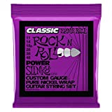 Ernie Ball Power Slinky Classic Pure Nickel Electric Guitar Strings, 11-48 Gauge (P02250)