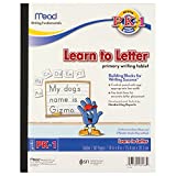 Mead Kids Learn To Letter Tablet, Pre-K - 1st Grade Workbooks with Lined Paper, Kindergarten Workbook Writing Tablet for Home School Supplies to Practice Writing & Handwriting, 8' x 10' (48166)