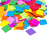 Hygloss Mosaic Squares -  Bright Cardstock Squares - 1 Inch x 1 Inch - Great for Arts & Crafts, DIY Projects, Classroom Activities & Much More - 10 Assorted Colors - 1, 000 Squares