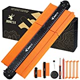 JOREST Connectable Profile Gauge (10+5 Inch), Gift for Father Men Husband Grandpa Carpenter DIY, Contour Duplicator with Lock, Outline Marking Tool for Woodworking Floor/Carpet/Tile Laying