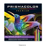 Prismacolor 1794654 Premier Mixed Media Set, Colored Pencils-Art Stix-Pencil Sharpener, Assorted Colours, 79-Count