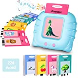 Toddler Toys 2 3 4 5 6age Boy Girl Gift, Talking Flash Cards Learning Educational Toys for Speech Therapy Autism Sensory Toys, with 224 Sight Words Talking Flash Cards (Blue)