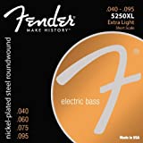 Fender Super 5250 Bass Strings, Nickel-Plated Steel Roundwound, Short Scale, 5250XL .040-.095