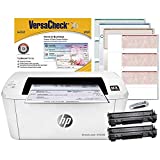 VersaCheck HP Laserjet M15 MX MICR Check Printer and VersaCheck Gold Check Printing Software Bundle, White (M15MX)