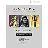 Hahnemuhle Matte Fine Art Smooth Archival Inkjet Paper Sample Pack, 8.5x11', 14 Sheets