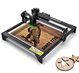 MathRose A5 Laser Engraver CNC 20W, Laser Engraving Cutting Machine 5000mw, Fixed-Focus Eye Protection DIY Laser Marking for Metal, Wood, Leather, Vinyl, 400x410mm