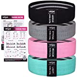 Resistance Bands for Working Out with Exercise Guide. Fabric Booty Bands for Women Men. Workout Bands Leg Bands for Working Out. Hip Resistance Loops for Squat Butt Glute Set Fitness Home Elastic Band