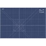 OLFA 24' x 36' Self Healing Rotary Cutting Mat (RM-MG/NBL) - Double Sided 24x36 Inch Cutting Mat with Grid for Fabric, Sewing, Quilting, & Crafts, Designed for Use with Rotary Cutters (Navy)