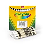 Crayola Crayons in White, Bulk Crayons, 12 Count