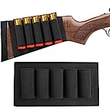 TacticalGear Butt Stocks for Shotguns - Stock Ammo Carrier - Shotgun Shell Holder - Shotshell Holder Buttstock Butt Stock Ammo Pouch Accessories Hunters Butt Stock for Butt Stock Black