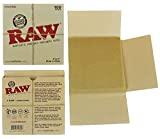 RAW Unrefined Parchment Paper Squares 5' x 5' 100 Sheet Pack