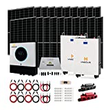 6.5KW Solar Power System with 10KWh Lithium-Iron Battery 8KW PV Complete kit (20 Panels)