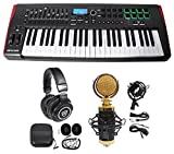 Novation IMPULSE 49-Key Ableton Live MIDI USB Keyboard Controller+Headphones+Mic