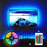 HAMLITE TV LED Backlight, 8.2Ft Led Light for TV 32-60 Inch Monitor Backlight, HDTV Wall Mount Stand Work Space Gaming Room Decor, LED Bias Ambient Mood Lighting Kit