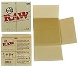 RAW Unrefined Parchment Paper Squares 5' x 5' 100 Sheet Pack