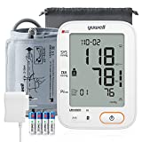 2022 Blood Pressure Machine, yuwell Blood Pressure Monitors for Home Use with Speaker, Automatic Digital BP Cuff with Large Cuff 17.7 inch, Largest Backlit Display, AC Adapter, 2-Users, 198 Recordings