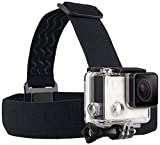 TEKCAM Action Camera Head Mount Strap Wearing Head Belt Compatible with Gopro Hero 11 10 9 8 7 6 5/AKASO/Dragon Touch/APEMAN/Campark/Apexcam/Surfola/WOLFANG Action Camera