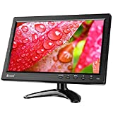 Eyoyo 10 Inch Monitor 1024x600 Small Display HD TFT LCD Display Screen Support AV VGA BNC HDMI Video Input for CCTV DVD PC DVR with Speaker