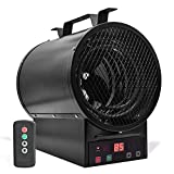 AKUSAKO Electric Garage Heater - Workspace Forced Air Heater, 240V Wall Mountable Portable Space Heater with Thermostat for Workshop, Warehouse