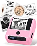 Memoking Label Makers Machine with Tape - 3” Wireless Label Printer for Labeling Products - M200 Portable Bluetooth Label Maker for Phone&PC, Mini Sticker Maker Machine Printer for Barcode/Label/Photo