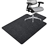 Chair Mat for Hardwood & Tile Floors,Office Computer Desk Mat Rolling Chair Mats,Low Plush Carpet Cushion,47' 36' Non-Slip Rugs Protect Home Offices Floors