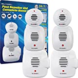 Bell + Howell Ultrasonic Pest Repeller Home Kit (Pack of 6), Ultrasonic Pest Repeller, Pest Repellent for Home, Bedroom, Office, Kitchen, Warehouse, Hotel, Safe for Human and Pet