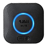 [Upgraded] 1Mii B06 Plus Bluetooth Receiver, HiFi Wireless Audio Adapter, Bluetooth 5.0 Receiver with 3D Surround aptX HD aptX Low Latency for Home Music Streaming Stereo System