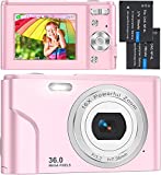 Digital Camera,1080P HD 36MP Compact Mini Video Camera 2.4 Inch Rechargeable YouTube Vlogging Camera with 16X Digital Zoom Pocket Camera for Beginners/Seniors/Adult/Teenagers/Kids/Students