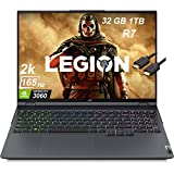2022 Lenovo Legion 5 5 Pro 16' WQXGA 2K IPS 165Hz G-sync (8-Core Ryzen 7-5800H, RTX 3070 8GB, 32GB RAM, 1TB PCIe SSD) Gaming Laptop, RGB Backlit, Nahimic, HDR 400, IST Cable, Windows 11 Home, Grey