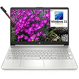 [Windows 11 Pro] 2022 HP 15 15.6' Business Laptop, Octa-Core AMD Ryzen 7 5700U (Beat i7-1165G7), 16GB DDR4 RAM, 512GB PCIe SSD, WiFi 6, BT 5.2, Webcam, Type-C, Silver, broag 64GB Flash Drive