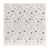 Linda Craft Merry Christmas Snowflake Plastic Embossing Folders for Card Making Scrapbooking and Other Paper Crafts