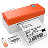 K Comer Shipping Label Printers High Speed 4x6 Commercial Direct Thermal Printer Labels Maker Machine for Shipment Package, Compatible with Amazon Ebay Shopify Etsy UPS on Windows/Mac/Linux