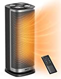 Dreo 2022 Upgraded Oscillating Space Heater, Fast Quiet Portable Heater, with Tip-over & Overheat Protection, Remote, 12H Timer, LED Display, Touch Control, Electric Heater for Office Indoor Use