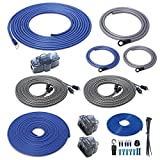 Recoil RC4D True 4 Gauge Car Audio Dual Amplifiers CCA Wiring Installation Kits with OFC RCA Cable